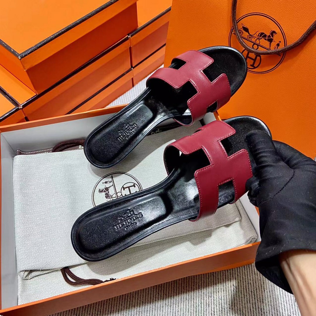 에르메스 올수공 오아시스 슬리퍼 샌들 스위프트 23